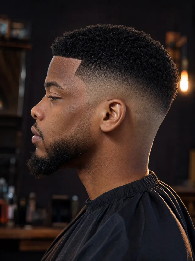 Fresh skin fade and line-up